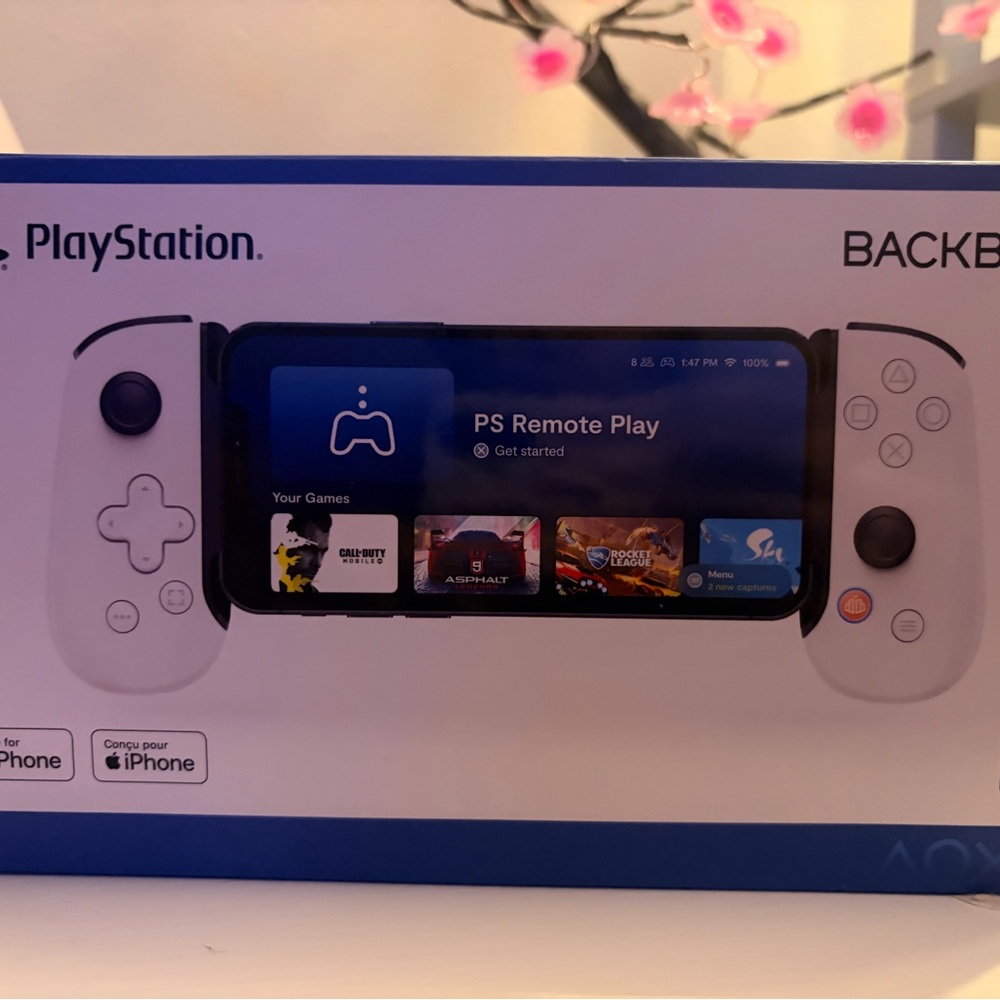 Sony PlayStation Backbone White Mobile Controller Grip for iPhone (Pair)
